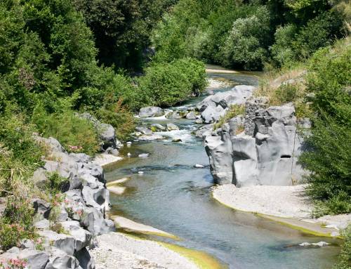 Alcantara, il viaggio, il fiume